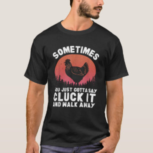 Funny Chicken Art For Men Women Chicken Lover Hen T-Shirt