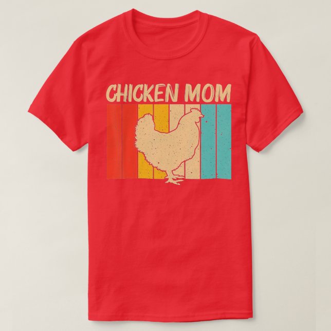 Funny Chicken Art For Mom Women Chicken Farmer Pou T-Shirt (Design Front)