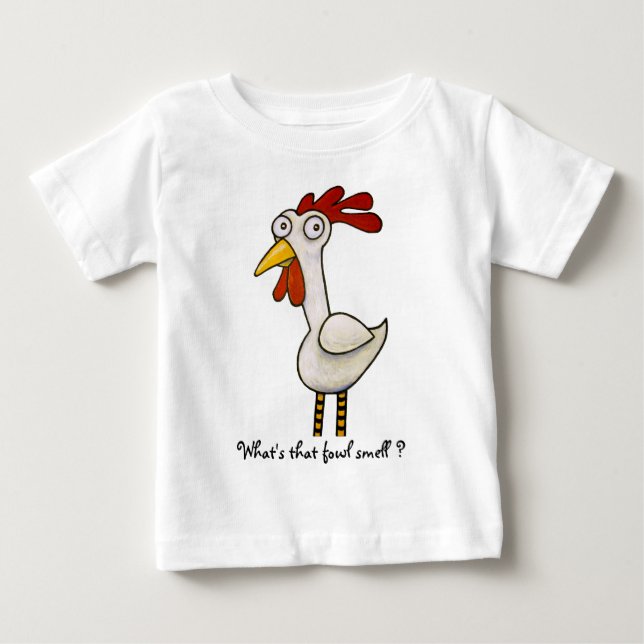 Funny Chicken Baby T-Shirt (Front)
