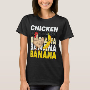 Funny Chicken Banana Dance Meme For Kids &amp; Adu T-Shirt