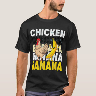 Funny Chicken Banana Dance Meme For Kids &amp; Adu T-Shirt
