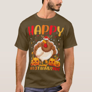 Funny Chicken Bird Lover Happy Chicken HelloThanks T-Shirt