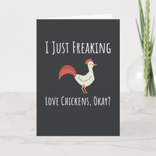 Funny Chicken Cards Humour Humourous Joke Animals