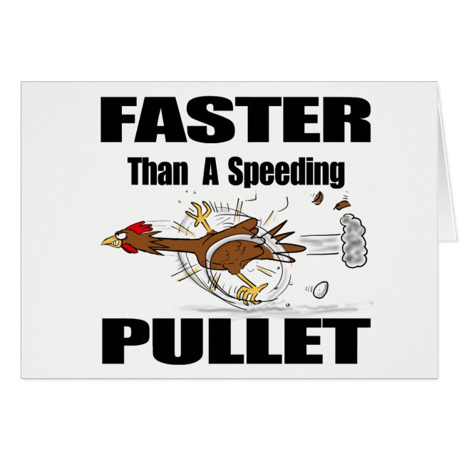 Funny chicken cartoon (Front Horizontal)