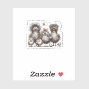 Funny Chicken Classic Retro Style