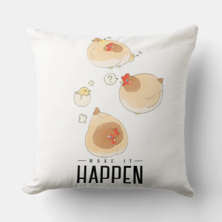 funny chicken cushion