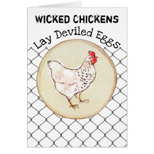 Funny Chicken Egg Novelty Rustic Shabby Farmhouse