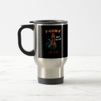 Funny Chicken F-Caw-F Poultry Humor Tee