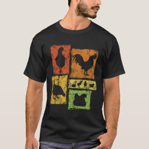 Funny Chicken Farmer Graphic I Love Chickens Men W T-Shirt