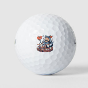 Funny Chicken Food Pun Golf Balls