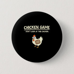 Funny Chicken Game Design Ltd Uni Chicken Game_ Do 6 Cm Round Badge