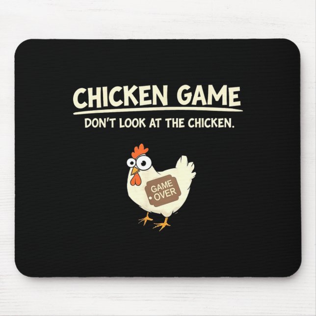 Funny Chicken Game Design Ltd Uni Chicken Game_ Do Mouse Mat (Front)