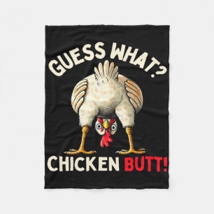 Funny Chicken Graphic Tee Men Women Kids Chicken B Fleece Blanket