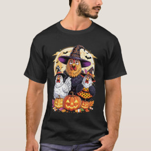 Funny Chicken Halloween Costume Spooky Season Chic T-Shirt
