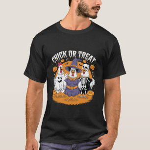 Funny Chicken Halloween Costume Spooky Season Chic T-Shirt