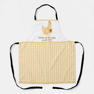 Funny Chicken Hen Mother Humour Farm Mum Mummy Apron