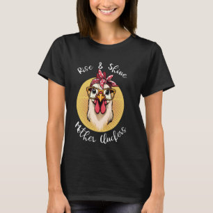 Funny Chicken Hen Rooster Bird Gift for Mum Mummy T-Shirt