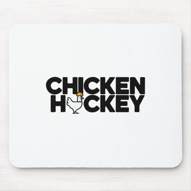 Funny Chicken Jockey Stacked Repeat Fun Gag Meme H Mouse Mat (Front)