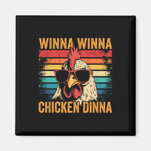 Funny Chicken Joke Hens Smallholder Homesteader Magnet