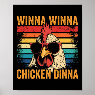 Funny Chicken Joke Hens Smallholder Homesteader Poster