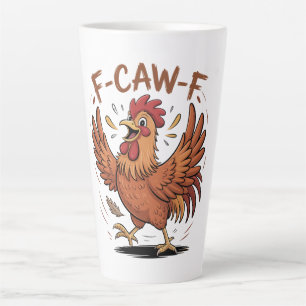 Funny Chicken Latte Mug