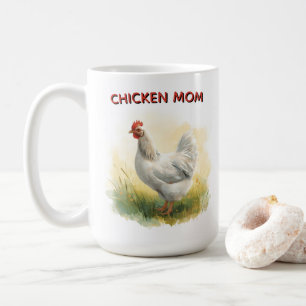 Funny Chicken Mom Farm  Coffee Mug