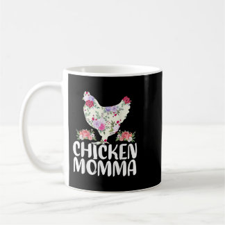 Funny Chicken Momma Shirt For Women Mothers Day Coffee Mug