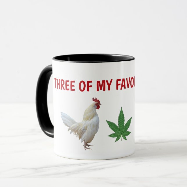 FUNNY CHICKEN MUG (Front Left)