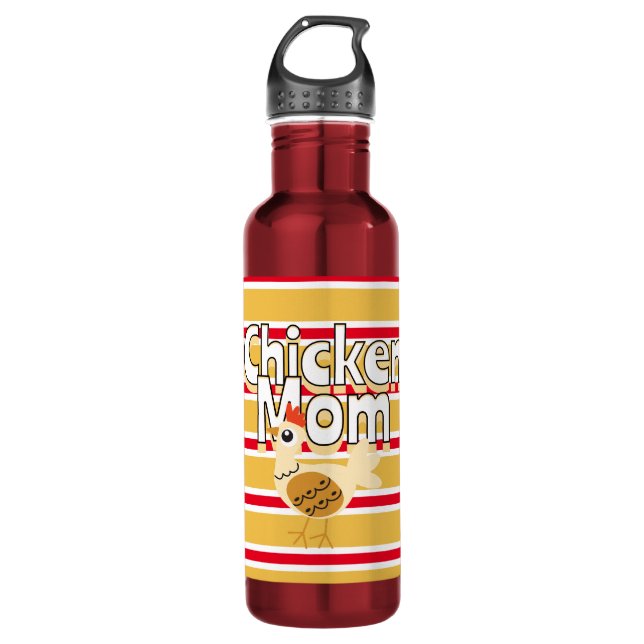 Funny Chicken Mum 710 Ml Water Bottle (Front)