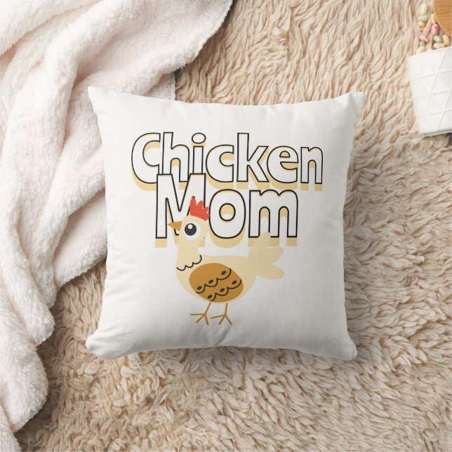 Funny Chicken Mum  Cushion (Blanket)