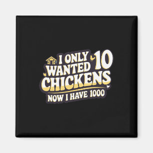 Funny Chicken Mum Queen Of The Coop Ckyard Chicken Magnet
