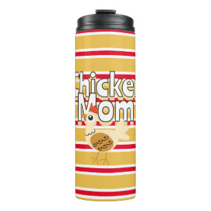Funny Chicken Mum Thermal Tumbler