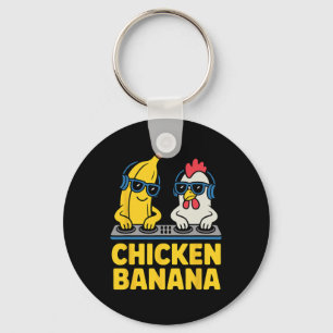 Funny Chicken Nana Key Ring