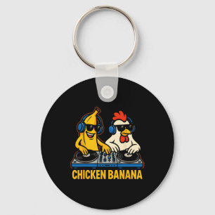 Funny Chicken Nana Men Women Kids Design _1 Key Ring