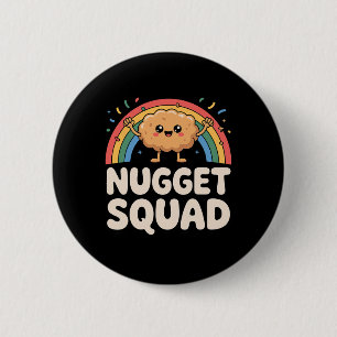 Funny Chicken Nugget Art For Men Women Kids Chicke 6 Cm Round Badge