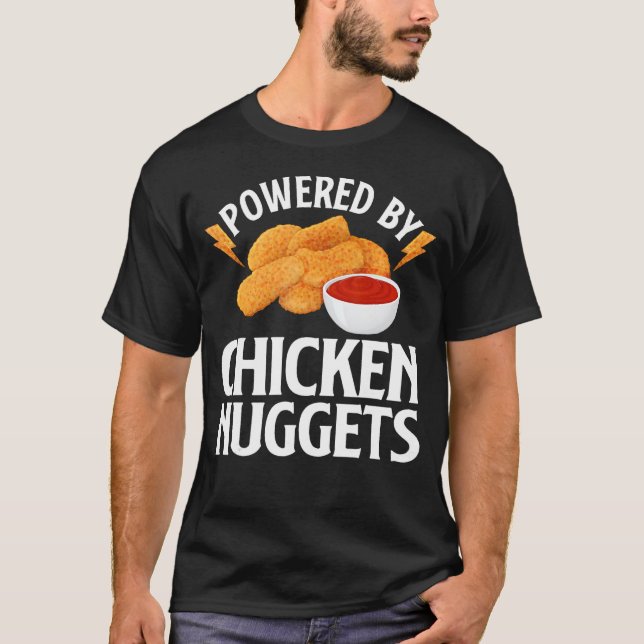 Funny Chicken Nugget Design For Men Women Kids Nug T-Shirt (Front)