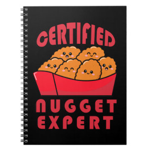Funny Chicken Nugget Expert Nug Life Notebook