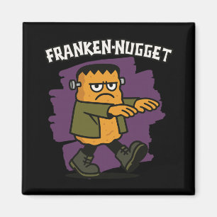 Funny Chicken Nugget Halloween Magnet