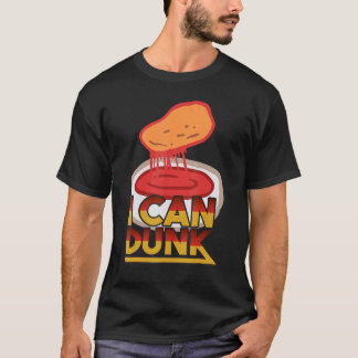 Funny Chicken Nugget I Can Dunk Shirt For Basketba