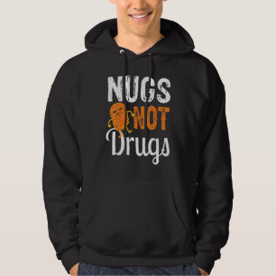 Funny Chicken Nugget Tee Nugs Not Drugs