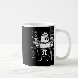 Funny Chicken Pot Holding Calculator Math Teacher  Coffee Mug