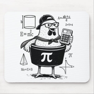 Funny Chicken Pot Holding Calculator Math Teacher Mouse Mat