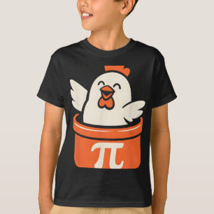 Funny Chicken Pot Pi Day Pie Math Lover T-Shirt