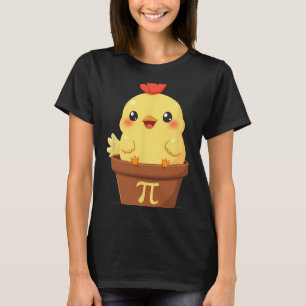 Funny Chicken Pot Pi Day Pie Math Teachers Lover 3 T-Shirt