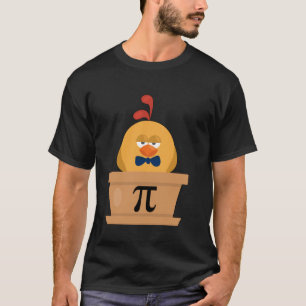 Funny Chicken Pot Pi Shirt Day Pie Math Lover Geek