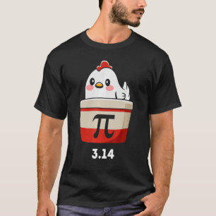 Funny Chicken Pot Pi Shirt Day Pie Math Lover Geek