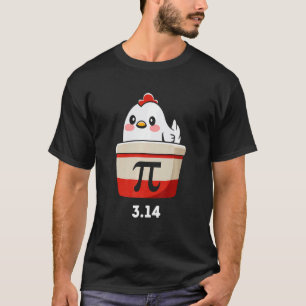 Funny Chicken Pot Pi Shirt Day Pie Math Lover Geek