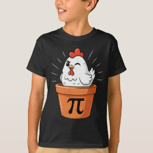 Funny Chicken Pot Pi Shirt Day Pie Math Lover Geek