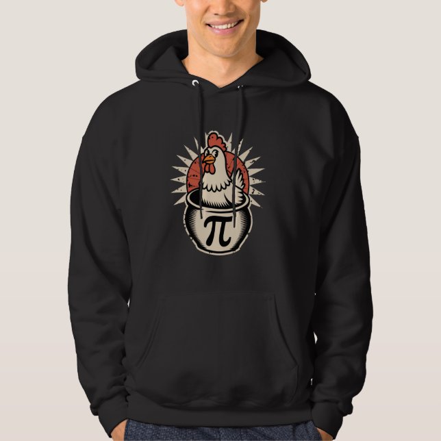 Funny Chicken Pot Pi TEE Day Pie Math Lover Geek M (Front)