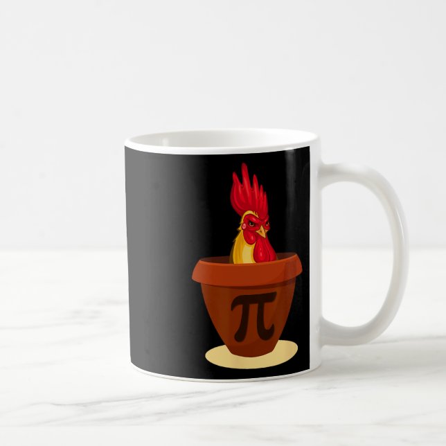 Funny Chicken Pot Pie - Chicken Pi Day 2019 Shirt  Coffee Mug (Right)